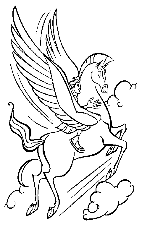 Hercules Riding His Horse