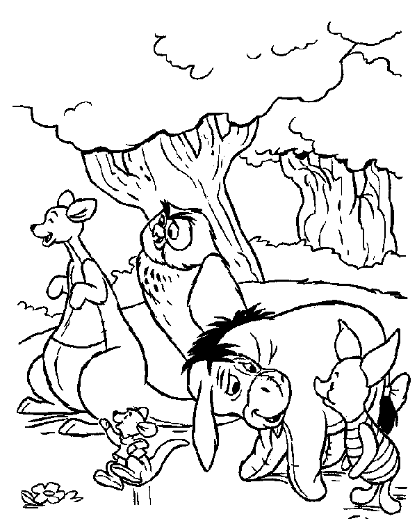My Family Fun - Coloring Page Winnie the Pooh