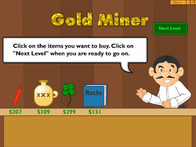 Gold Miner    -  8