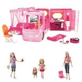  Barbie Glamour Camper with Dolls 