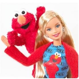  Barbie Loves TMX Elmo Doll 
