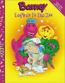  Barney Lets Go the Zoo Color Activity Book 