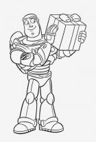  Buzz Lightyear Christmas Coloring Pages 
