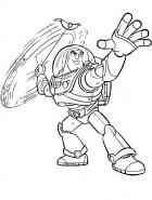  Buzz Lightyear Coloring page 