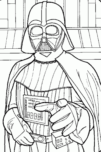 Darth Vader Star Wars Coloring printable