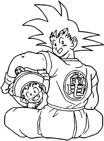 Dragonball coloring pages