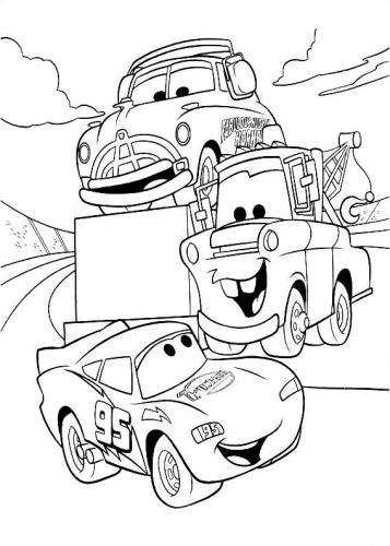 Printable Disney Cars Coloring Pages