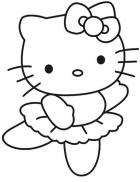  Hello Kitty Ballerina Coloring Pages 