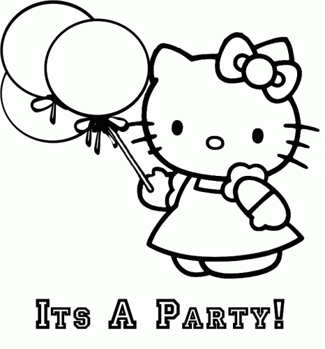 Hello Kitty Color Pages Free coloring pages for kids