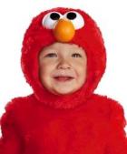  Infant Toddler Elmo Light Up Costume 