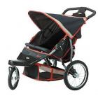 Single jogging stroller with toddler seat