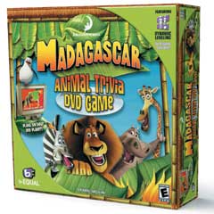  Madagascar Animal Trivia DVD Game 