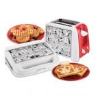  Mickey Toaster and Waffle Maker 