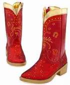  Red Sparkle Jessie Boots 