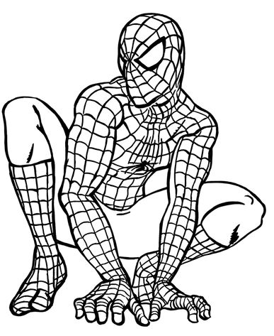 Spider-man coloring pages