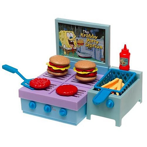 spongebob making krabby patties game