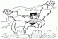 Superman Flying coloring pages