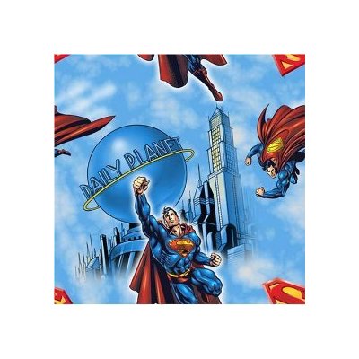 My Family Fun - Superman flying high bedding 4 piece Bedding Sheet Set