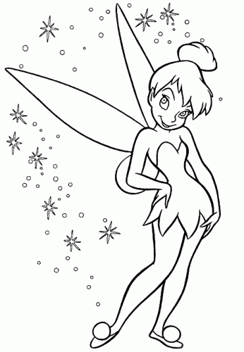 Tinkerbell Trilly Coloring pages. Disney picture coloring pages