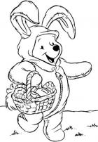 Winnie the Pooh Easter Printable pages 