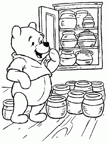 Winnie the pooh coloring pages 9