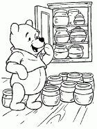  Winnie the Pooh free coloring page 