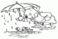 Winnie the Pooh with Ducks coloring