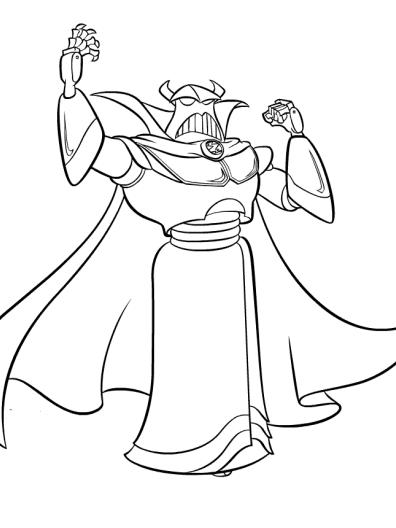 Emperor Zurg Toy Story Coloring Pages