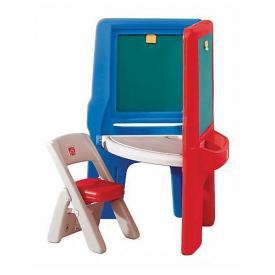  Creative Art Center with Folding Chair 